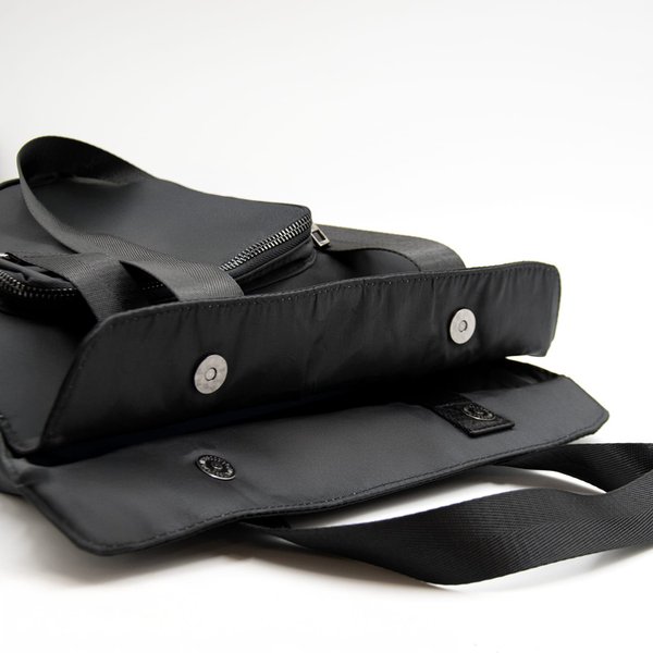 Шоппер Superbag Pocket, с внутренним креплением (карабин) и чехлом для мелочей - Шоппер Superbag Pocket, с внутренним креплением (карабин) и чехлом для мелочей (черный)