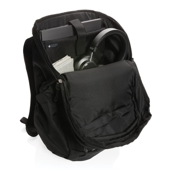 Бизнес-рюкзак Swiss Peak из RPET AWARE™ для ноутбука 15,6" - Бизнес-рюкзак Swiss Peak из RPET AWARE™ для ноутбука 15,6"