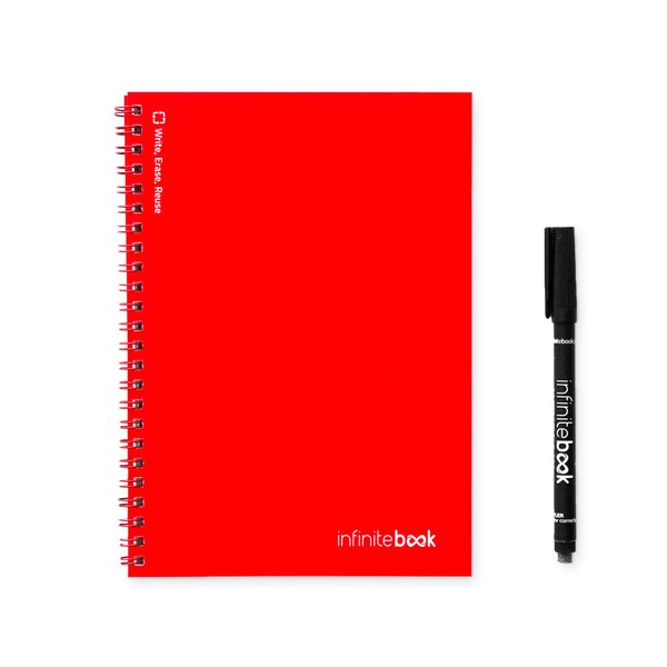 Блокнот A5 Infinitebook с гибкой обложкой и 15 чистыми страницами для записей маркером - Блокнот A5 Infinitebook с гибкой обложкой и 15 чистыми страницами для записей маркером