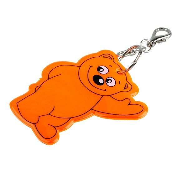 Светоотражающий брелок Beary, оранжевый - Светоотражающий брелок Beary, оранжевый