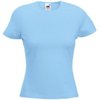 Футболка "Lady-Fit Crew Neck T", небесно-голубой_M, 95% х/б, 5% эластан, 210 г/м2