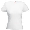 Футболка "Lady-Fit Crew Neck T", белый_L, 95% х/б, 5% эластан, 200 г/м2