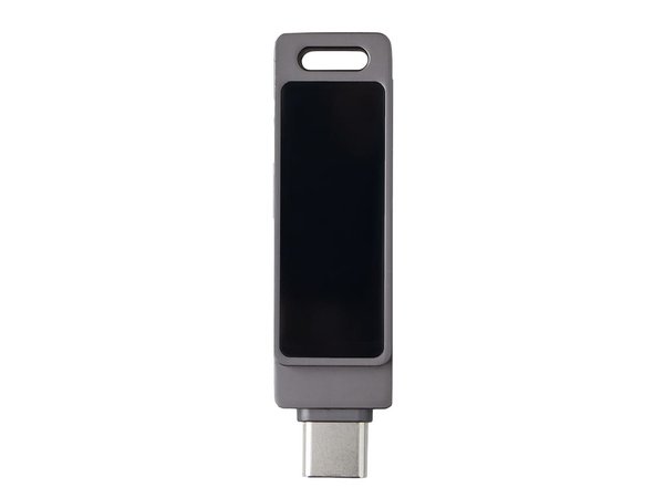 USB3.0/ Type-C флешка 2в1 на 32 ГБ «Спинлайт» с подсветкой - USB3.0/ Type-C флешка 2в1 на 32 ГБ «Спинлайт» с подсветкой