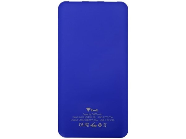 Внешний аккумулятор «Reserve» с USB Type-C, 5000 mAh - Внешний аккумулятор «Reserve» с USB Type-C, 5000 mAh