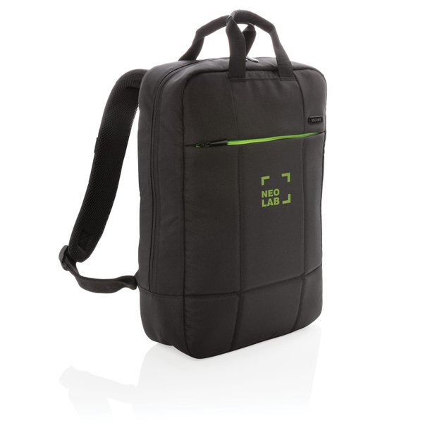 Рюкзак Soho business из RPET (без содержания ПВХ) 15" - Рюкзак Soho business из RPET (без содержания ПВХ) 15"