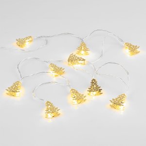 светодиодная гирлянда golden lights, золотистая