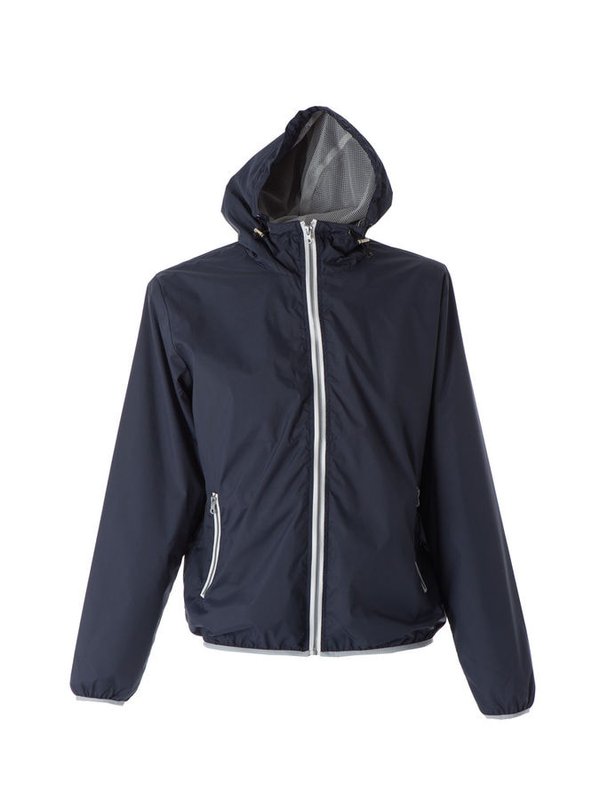 Ветровка мужская MADEIRA MAN 65 - Ветровка мужская "Madeira Man", темно-синий_2XL, 100% п/э, 20D; подкладка: 100% п/э