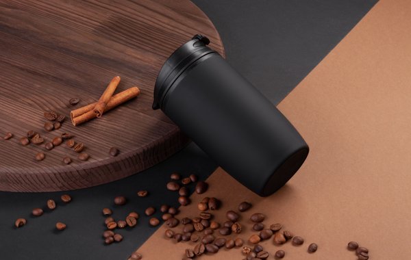 Термостакан "Unicup" 300 мл, покрытие soft touch - Термостакан "Unicup" 300 мл, покрытие soft touch черный