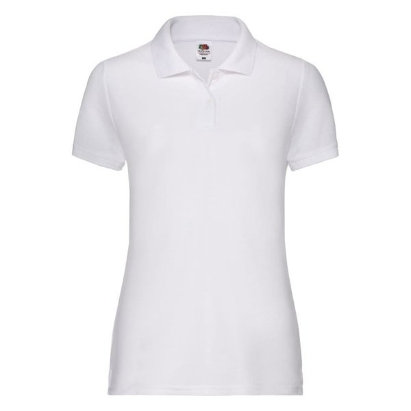 Поло женское 65/35 POLO LADY-FIT 180 - Поло женское "Lady-Fit 65/35 Polo", белый_S, 65% полиэстер, 35% хлопок, 170 г/м2