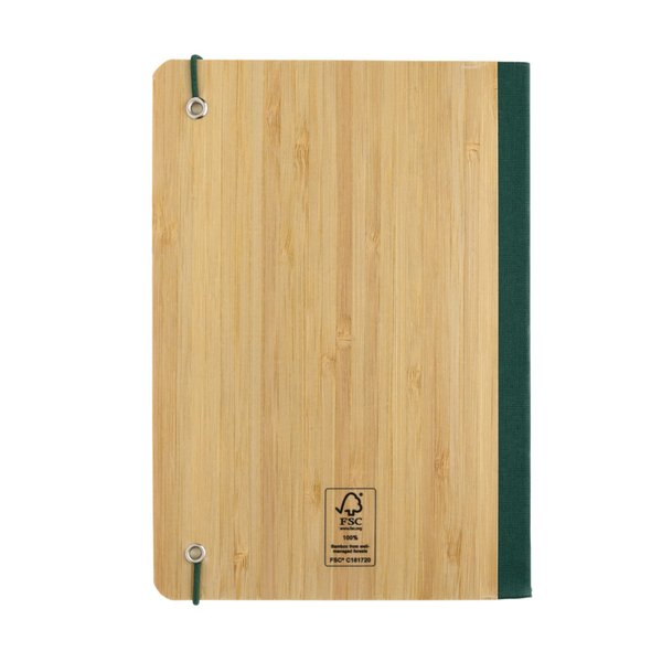 Блокнот Scribe с обложкой из бамбука, А5, 80 г/м² - Блокнот Scribe с обложкой из бамбука, А5, 80 г/м²