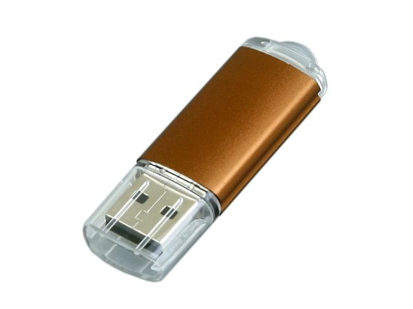 USB 2.0- флешка на 16 Гб с прозрачным колпачком - USB 2.0- флешка на 16 Гб с прозрачным колпачком