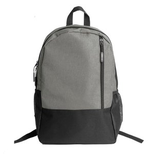 рюкзак водостойкий "pull", серый/чёрный, 45 x 28 x 11 см, 100% полиэстер 300d+600d
