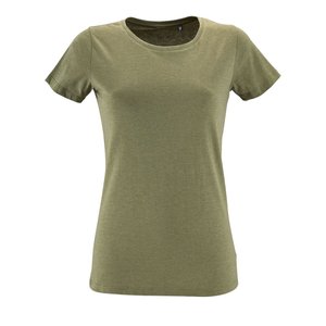 футболка женская regent fit women, меланж хаки