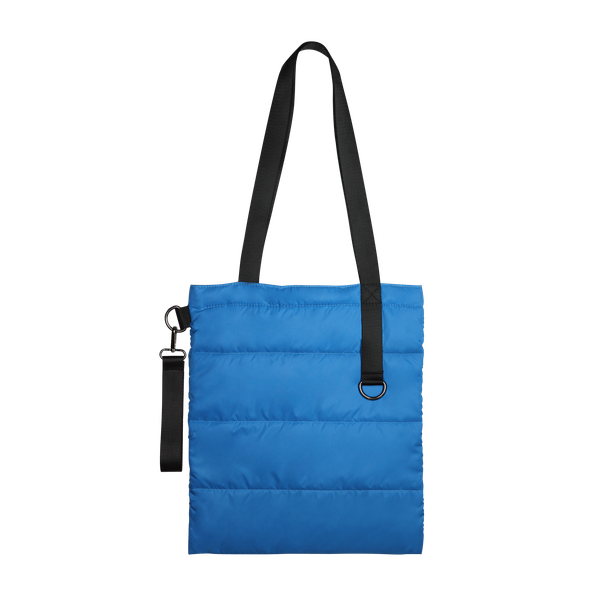 Шоппер Superbag Bubble, стёганый, без застёжки - Шоппер Superbag Bubble, стёганый, без застёжки (голубой с черным)