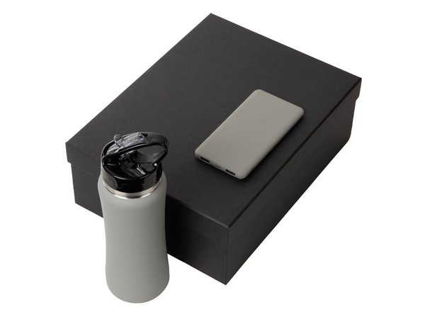 Подарочный набор «COLOR IT» с бутылкой для воды и повербанком, 5000 mAh - Подарочный набор «COLOR IT» с бутылкой для воды и повербанком, 5000 mAh