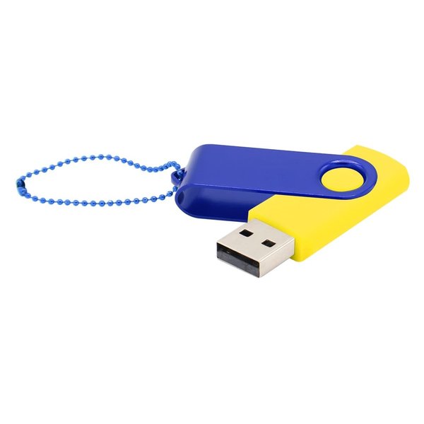 Флешка Designer To Go 2.0 USB 16Gb - Флешка Designer To Go 2.0 USB 16Gb, желтый/синий