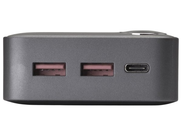Внешний аккумулятор «Mild Pro» c быстрой зарядкой QC/PD, металлик soft-touch, 20 000 mAh - Внешний аккумулятор «Mild Pro» c быстрой зарядкой QC/PD, металлик soft-touch, 20 000 mAh