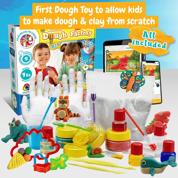 Modeling Dough Factory Kit III. Дидактическая игра поставляется с подарочным пакетом из крафт-бумаги (100 г/м²) - Modeling Dough Factory Kit III. Дидактическая игра поставляется с подарочным пакетом из крафт-бумаги (100 г/м²)