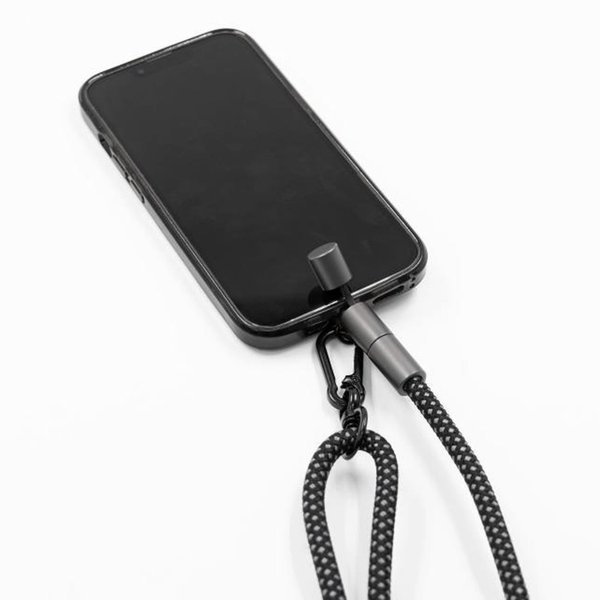 Шнурок-держатель для телефона с зарядным кабелем USB-C на USB-C/Lightning «Lany Eco Charge» - Шнурок-держатель для телефона с зарядным кабелем USB-C на USB-C/Lightning «Lany Eco Charge»