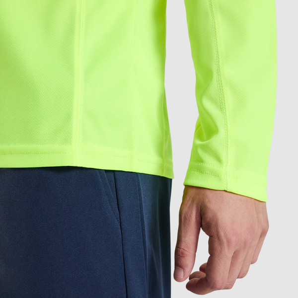 Спортивная футболка MONTECARLO L/S мужская - Спортивная футболка MONTECARLO L/S мужская, ФЛУОРЕСЦЕНТНЫЙ ЖЕЛТЫЙ S