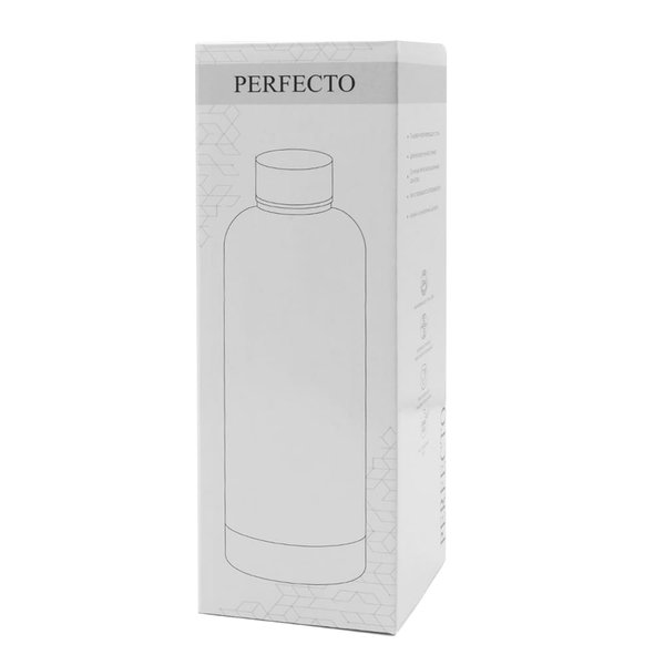 Термобутылка Perfecto софт-тач - Термобутылка Perfecto софт-тач, красный
