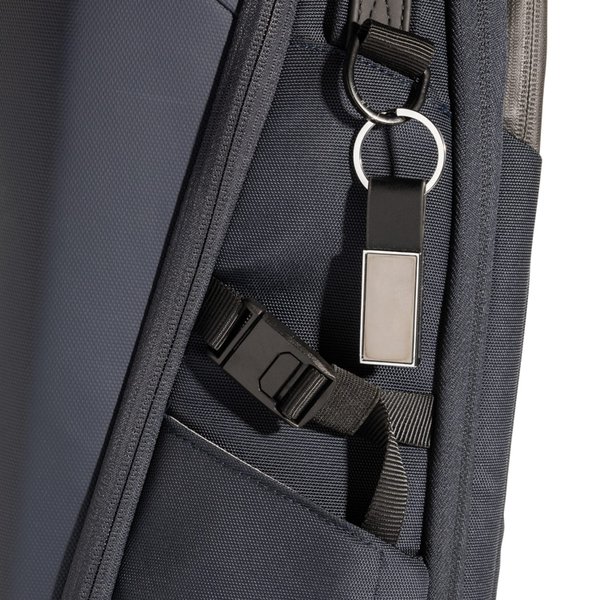 Брелок Luxury из полиуретана и переработанного цинка RCS - Брелок Luxury из полиуретана и переработанного цинка RCS
