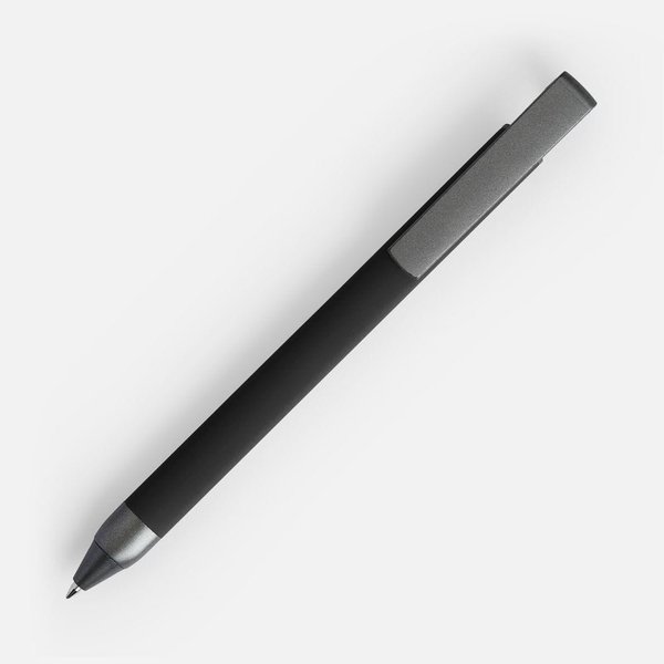 Ручка шариковая Standic с подставкой для телефона, черная