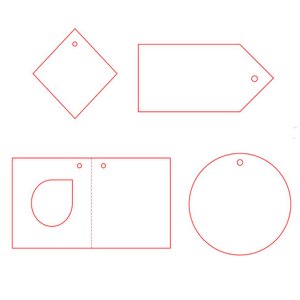 заготовка из бумаги paper, m