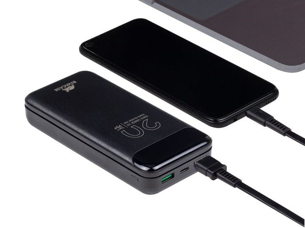 Внешний аккумулятор с дисплеем, 20000 mAh - Внешний аккумулятор с дисплеем, 20000 mAh