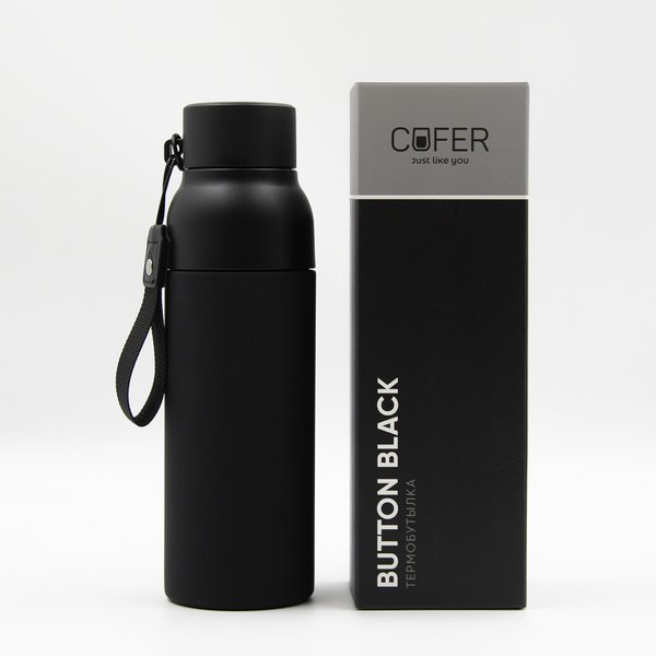 Термобутылка Button Black - Термобутылка Button Black (черный)