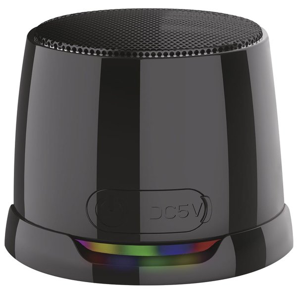 Магнитная беспроводная Bluetooth колонка-подставка Wave 5W, черная - Магнитная беспроводная Bluetooth колонка-подставка Wave 5W, черная