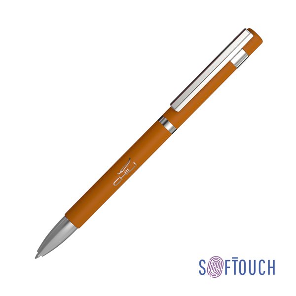 Ручка шариковая "Mars", покрытие soft touch - Ручка шариковая "Mars", покрытие soft touch оранжевый