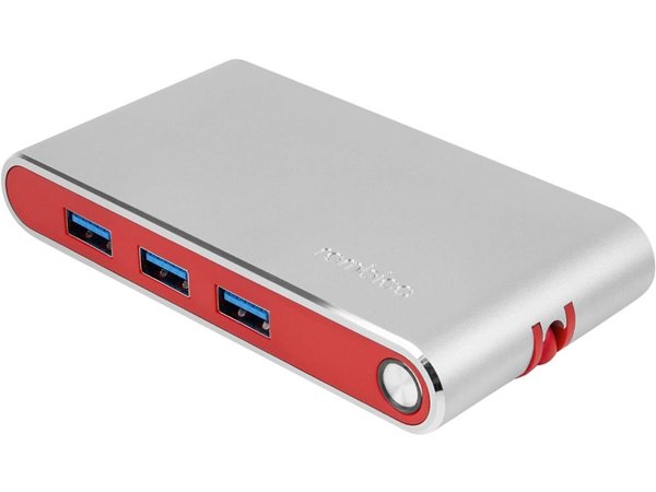 Хаб 8-в-1 Type-C «Hermes», USB 3.0 x 3, Type-C PD, HDMI, LAN, картридер - Хаб 8-в-1 Type-C «Hermes», USB 3.0 x 3, Type-C PD, HDMI, LAN, картридер