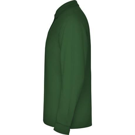 Футболка поло ESTRELLA L/S мужская - Футболка поло ESTRELLA L/S мужская, БУТЫЛОЧНЫЙ ЗЕЛЕНЫЙ 2XL