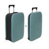 Чемодан складной Rollink Vega II 55x40x20 см, 2 колеса, бирюзовый