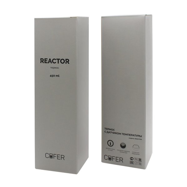 Термос Reactor софт-тач с датчиком температуры - Термос Reactor софт-тач с датчиком температуры (красный)