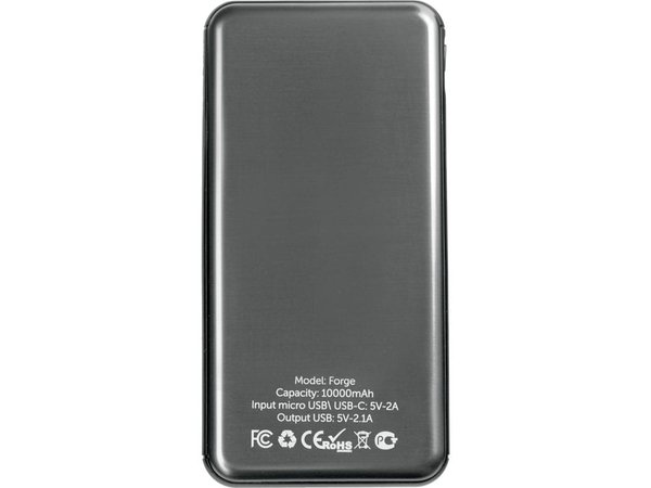 Внешний аккумулятор «Forge» v.2 , 10000 mAh - Внешний аккумулятор «Forge» v.2 , 10000 mAh