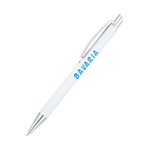 Ручка металлическая Bright - Ручка металлическая Bright, синяя