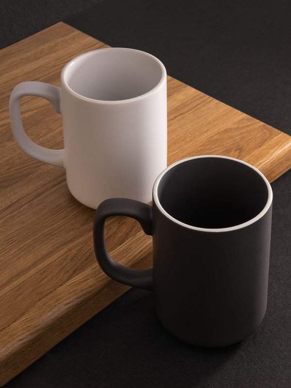 Кружка Mugful, темно-серая (графитовая)