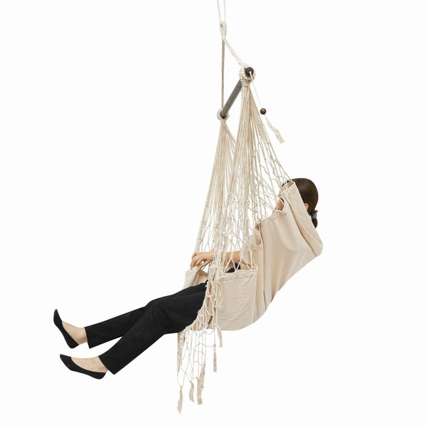 Подвесное кресло HANG OUT, бежевый - Подвесное кресло HANG OUT, бежевый