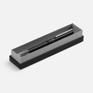 ручка шариковая blade soft touch в футляре, черная