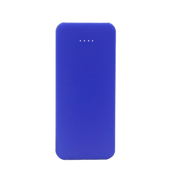 Внешний аккумулятор Arrida 5000mAh, с покрытием Baby skin - Внешний аккумулятор Arrida 5000mAh, с покрытием Baby skin, синий