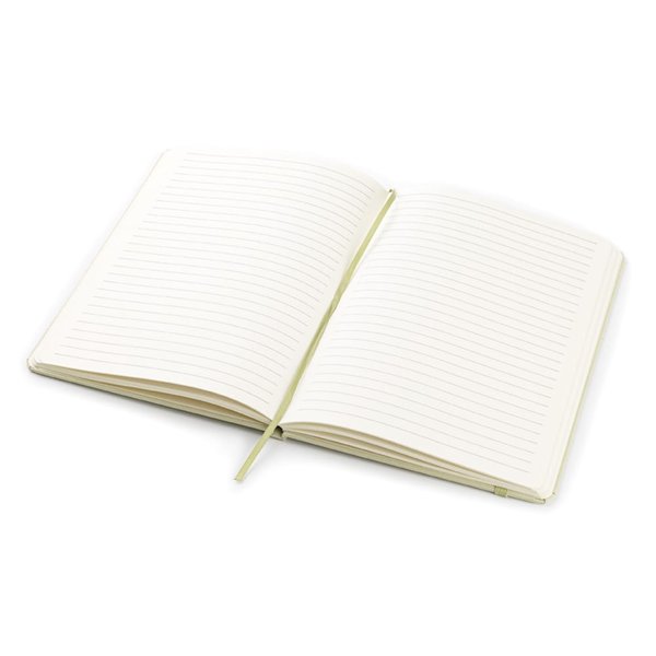Блокнот из растительного сырья Tutti Frutti в твёрдом переплёте - Блокнот из растительного сырья Tutti Frutti в твёрдом переплёте, киви