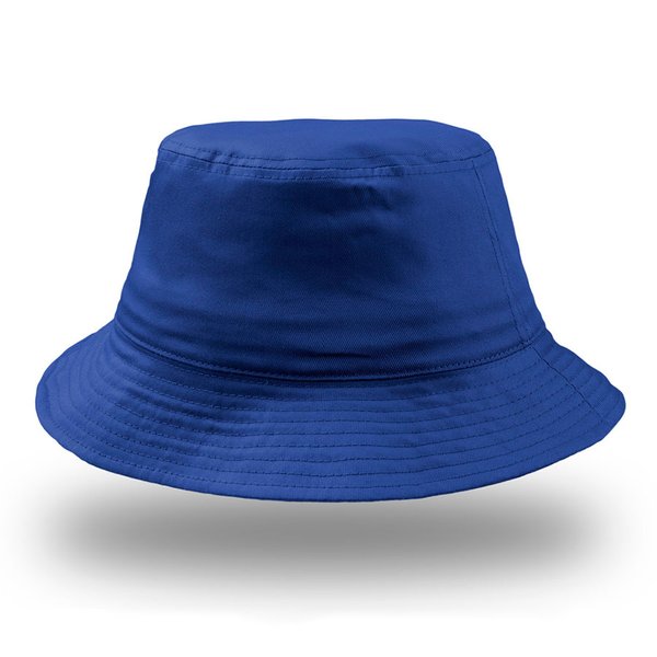 Панама BUCKET COTTON 180 - Панама BUCKET COTTON, ярко-синий, 100% хлопок, 180 г/м2