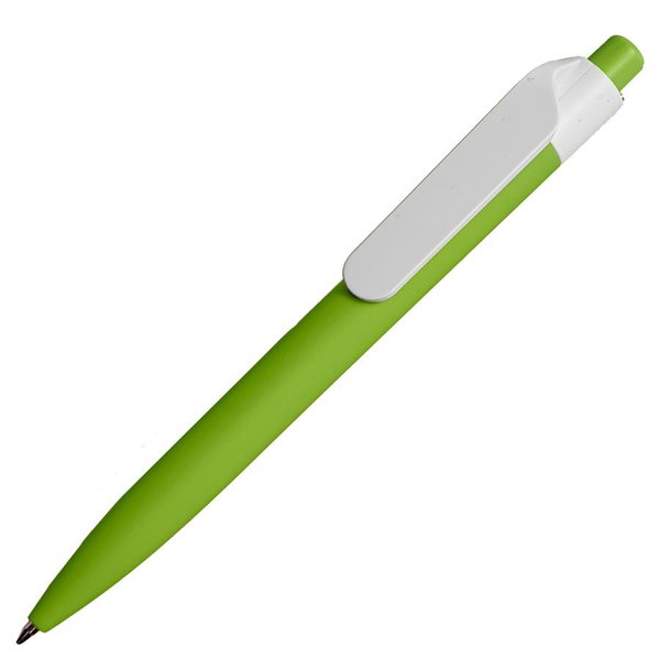Ручка шариковая N16 soft touch - Ручка шариковая N16 soft touch, зеленое яблоко, пластик, цвет чернил синий