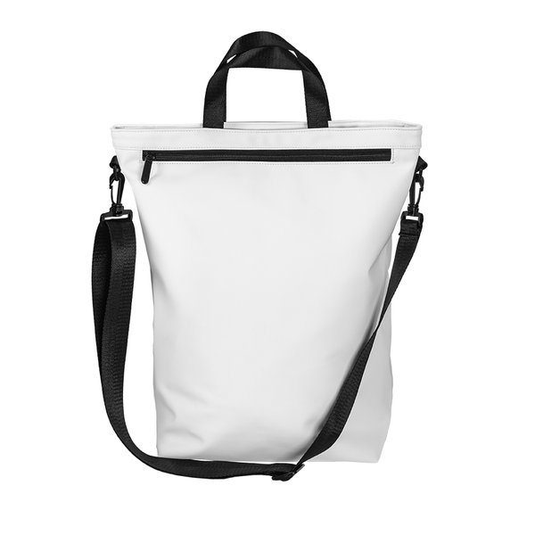 Рюкзак "Shop", жёлтый, 42 х 39 х 13 см, 100% полиуретан - Рюкзак "Shop", белый, 42 х 39 х 13 см, 100% полиуретан