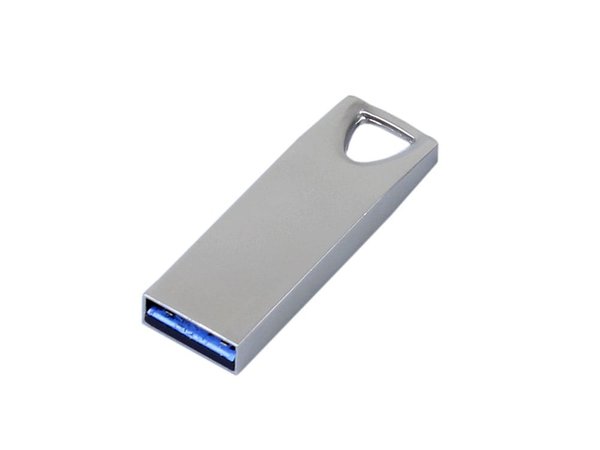 USB 2.0-флешка на 16 Гб с мини чипом и отверстием для цепочки - USB 2.0-флешка на 16 Гб с мини чипом и отверстием для цепочки
