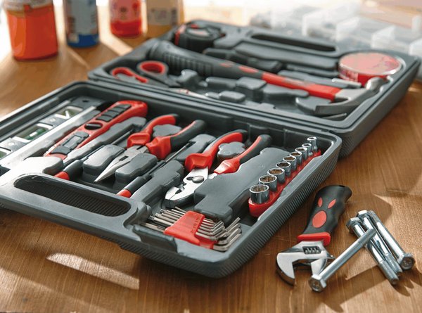 Набор инструментов MASTERKIT, 42 предмета, черный, красный - Набор инструментов MASTERKIT, 42 предмета, черный, красный