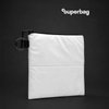 Органайзер для мелочей Superbag Bubble, стёганый, на молнии, с креплением на кольцо-карабин (белый)