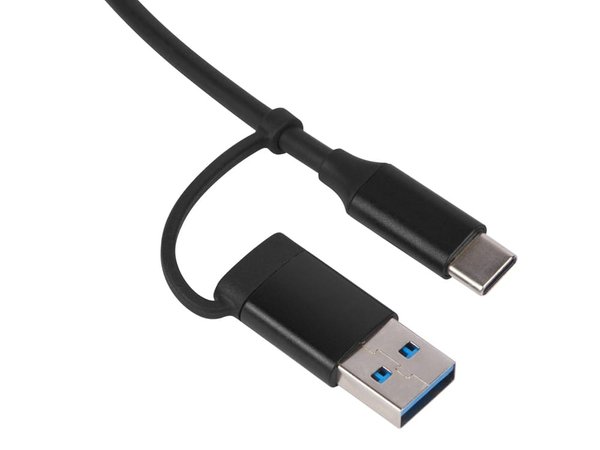 USB-хаб «Link» с коннектором 2-в-1 USB-C и USB-A, 2.0/3.0 - USB-хаб «Link» с коннектором 2-в-1 USB-C и USB-A, 2.0/3.0
